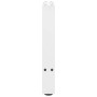 Patas de mesa de centro acero blanco 2 uds 38x(42-43) cm