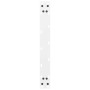 Patas de mesa de centro acero blanco 2 uds 70x(42-43) cm