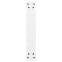 Patas de mesa de centro acero blanco 2 uds 60x(72-73) cm