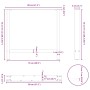 Patas de mesa de centro acero blanco 2 uds 80x(72-73) cm