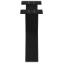 Patas de mesa de centro forma X 2uds acero negro 60x(30-31) cm