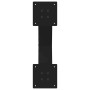 Patas de mesa de centro forma X 2uds acero negro 60x(30-31) cm