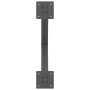 Patas para mesa de centro en forma de X 2 uds antracita acero