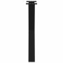 Patas para mesa comedor forma X 2uds acero negro 50x(72-73) cm