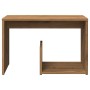 Mesa auxiliar de madera de ingeniería roble artisan 59x36x38 cm