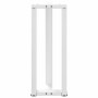 Patas de mesa consola en forma de T 2 unidades acero blanco