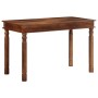 Mesa de comedor madera maciza de acacia 120x60x77 cm