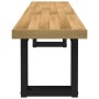 Banco comedor NOAIN patas forma U madera maciza pino