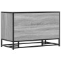 Banco zapatero madera de ingeniería gris sonoma 80x40x53,5 cm
