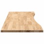 Tablero escritorio rectangular madera maciza roble sin tratar