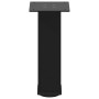 Patas para mesa de centro 4 uds acero negro 42-44 cm