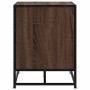 Banco zapatero madera de ingeniería marrón roble 84x40x53,5 cm