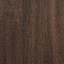 Banco zapatero madera de ingeniería marrón roble 84x40x53,5 cm