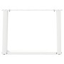 Patas de mesa de centro forma U 2uds acero blanco 60x(42-43) cm