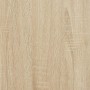 Escritorio con estantes contrachapada roble Sonoma 100x45x140cm