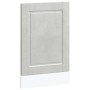 Panel lavavajillas Porto madera contrachapada gris hormigón
