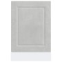Panel lavavajillas Porto madera contrachapada gris hormigón