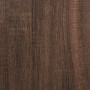 Armario de horno madera ingeniería roble ahumado 30x44,5x81,5cm