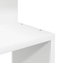 Estante de esquina de pared madera contrachapada 32x32x127,5 cm