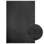 Alfombra ZIZUR apariencia yute interior exterior antracita