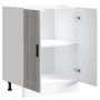 Mueble bajo de cocina porto gris sonoma madera reconstituida