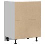 Mueble bajo de cocina porto gris sonoma madera reconstituida