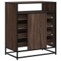 Cómoda de madera contrachapada roble marrón 70x41x70 cm