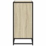 Aparador madera ingeniería roble Sonoma 68x35x76 cm