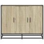 Aparador madera de ingeniería roble sonoma 94x35x76 cm