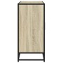 Aparador madera de ingeniería roble sonoma 94x35x76 cm