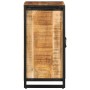 Aparador de madera maciza de mango rugosa 55x35x70 cm