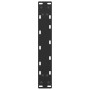 Patas de mesa de centro forma U 2uds acero negro 38x(42-43) cm