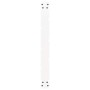 Patas para mesa centro forma U 3 uds blanco 90x(72-73) cm acero