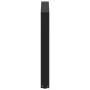 Patas para mesa centro forma U 2 uds acero negro 90x(72-73) cm