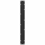 Patas para mesa centro forma U 2 uds acero negro 90x(72-73) cm
