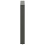 Patas mesa centro forma U 2uds antracita 70x(72-73)cm acero