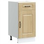 Mueble bajo de cocina Kalmar madera ingeniería de roble sonoma