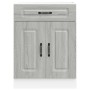 Mueble bajo de cocina Kalmar gris sonoma madera de ingeniería