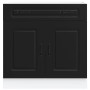 Mueble bajo de cocina Kalmar madera de ingeniería negra