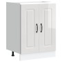 Mueble bajo para fregadero Kalmar blanco brillo 60x46x81,5 cm