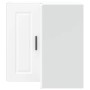 Mueble de cocina esquina pared Porto madera ingeniería blanca