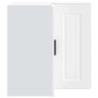 Mueble de cocina esquina pared Porto madera ingeniería blanca