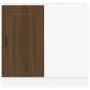 Mueble bajo de cocina porto roble marrón madera reconstituida