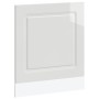 Panel para lavavajillas Kalmar blanco brillo 60x1,5x67 cm