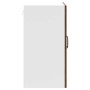 Armario pared cocina puerta de cristal Lucca roble marrón