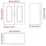 Mueble de pared cocina Kalmar madera contrachapada roble sonoma