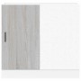 Mueble bajo para fregadero de madera ingeniería sonoma gris
