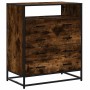 Cómoda de madera contrachapada roble ahumado 70x41x70 cm