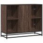 Aparador de madera de ingeniería marrón roble 92x35x76 cm