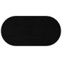 Tablero de mesa ovalado madera maciza de roble 80x40x4 cm